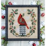 (image for) Upcoming Release: Holly Wreath Cross Stitch Chart